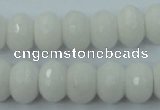 CCN915 15.5 inches 10*14mm faceted rondelle candy jade beads