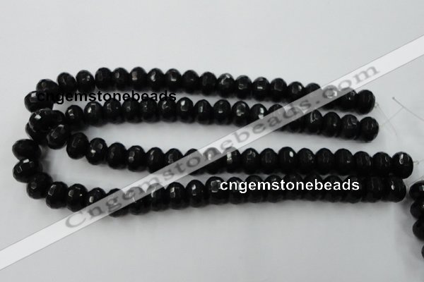 CCN927 15.5 inches 10*14mm faceted rondelle candy jade beads