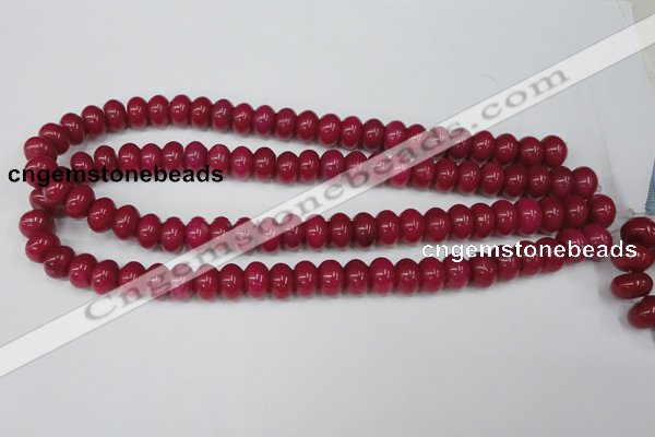 CCN93 15.5 inches 8*12mm rondelle candy jade beads wholesale