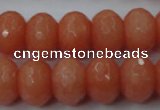 CCN930 15.5 inches 12*16mm faceted rondelle candy jade beads