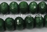 CCN936 15.5 inches 12*16mm faceted rondelle candy jade beads