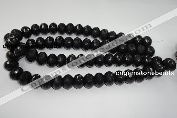 CCN941 15.5 inches 12*16mm faceted rondelle candy jade beads