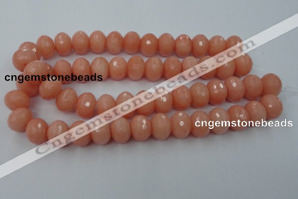 CCN944 15.5 inches 14*18mm faceted rondelle candy jade beads