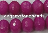 CCN945 15.5 inches 14*18mm faceted rondelle candy jade beads