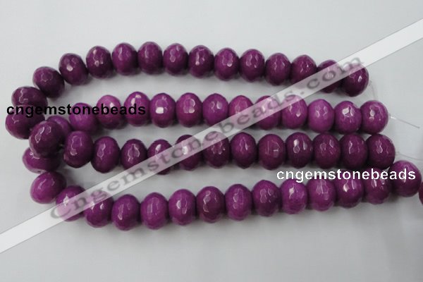 CCN946 15.5 inches 14*18mm faceted rondelle candy jade beads