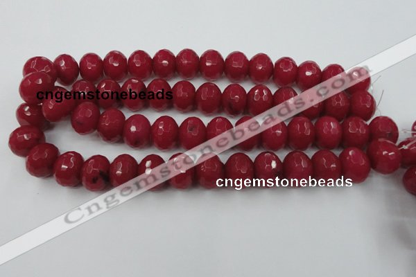 CCN947 15.5 inches 14*18mm faceted rondelle candy jade beads