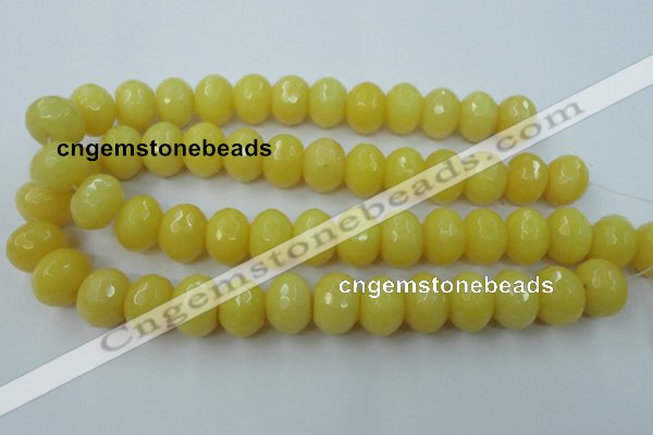 CCN948 15.5 inches 14*18mm faceted rondelle candy jade beads