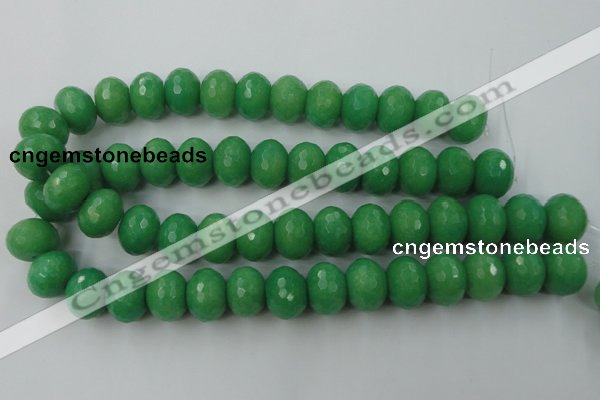 CCN950 15.5 inches 14*18mm faceted rondelle candy jade beads