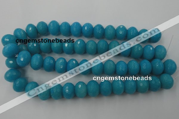 CCN951 15.5 inches 14*18mm faceted rondelle candy jade beads