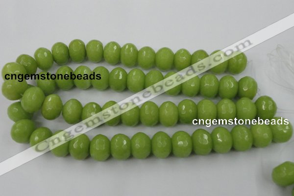 CCN953 15.5 inches 14*18mm faceted rondelle candy jade beads