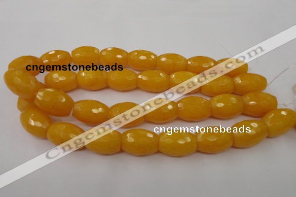 CCN965 15.5 inches 18*25mm faceted drum candy jade beads