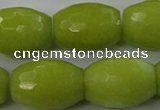 CCN967 15.5 inches 18*25mm faceted drum candy jade beads