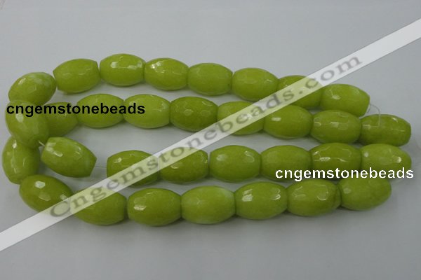 CCN967 15.5 inches 18*25mm faceted drum candy jade beads