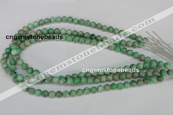 CCO102 15.5 inches 8mm round dyed natural chrysotine beads