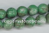 CCO104 15.5 inches 12mm round dyed natural chrysotine beads