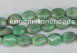 CCO116 15.5 inches 8*10mm oval dyed natural chrysotine beads