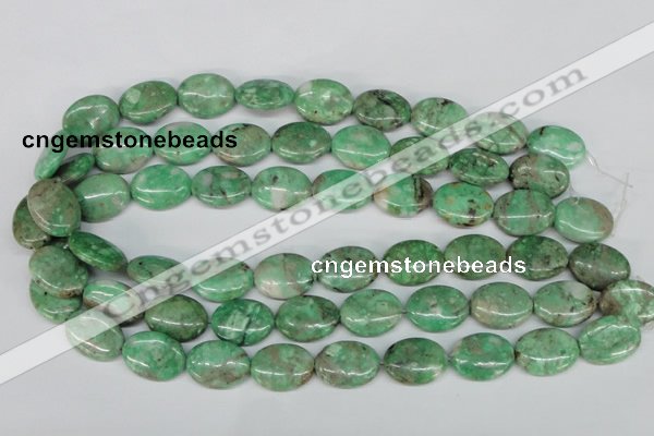 CCO118 15.5 inches 13*18mm oval dyed natural chrysotine beads