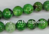 CCO125 15.5 inches 12mm round dyed natural chrysotine beads