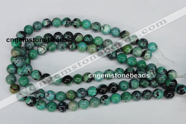 CCO144 15.5 inches 12mm round dyed natural chrysotine beads