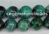 CCO145 15.5 inches 14mm round dyed natural chrysotine beads