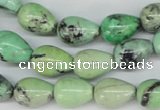 CCO21 15.5 inches 10*14mm teardrop natural chrysotine beads