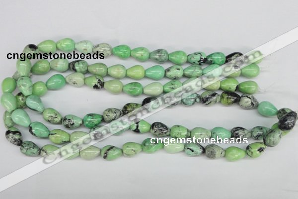 CCO21 15.5 inches 10*14mm teardrop natural chrysotine beads