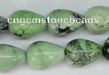 CCO22 15.5 inches 13*18mm teardrop natural chrysotine beads