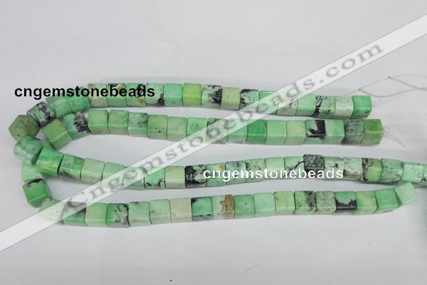 CCO27 15.5 inches 10*10mm cube natural chrysotine beads