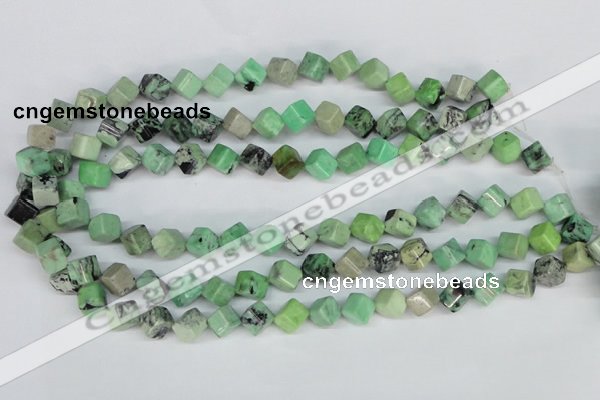 CCO28 15.5 inches 8*8mm cube natural chrysotine beads