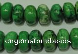 CCO313 15.5 inches 10*14mm rondelle dyed chrysotine beads wholesale