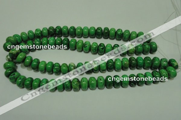 CCO313 15.5 inches 10*14mm rondelle dyed chrysotine beads wholesale
