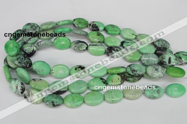 CCO37 15.5 inches 15*20mm oval natural chrysotine beads