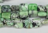 CCO40 15.5 inches 10*10mm square natural chrysotine beads