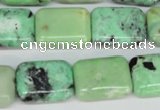 CCO44 15.5 inches 15*20mm rectangle natural chrysotine beads