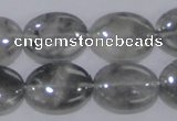 CCQ147 15.5 inches 15*20mm oval cloudy quartz beads wholesale