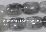 CCQ177 15.5 inches 15*20mm rectangle cloudy quartz beads wholesale