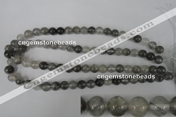 CCQ303 15.5 inches 10mm round cloudy quartz beads wholesale