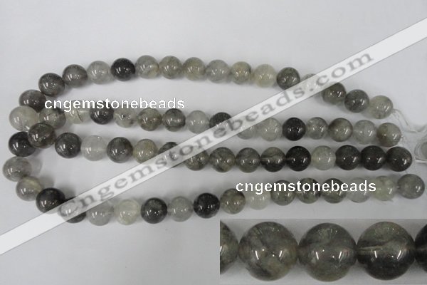 CCQ304 15.5 inches 12mm round cloudy quartz beads wholesale