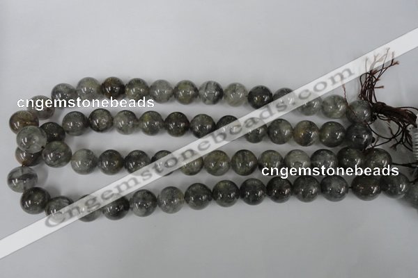 CCQ305 15.5 inches 14mm round cloudy quartz beads wholesale