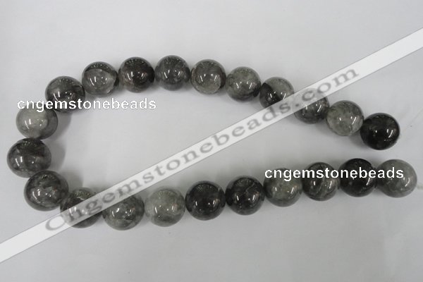 CCQ307 15.5 inches 18mm round cloudy quartz beads wholesale