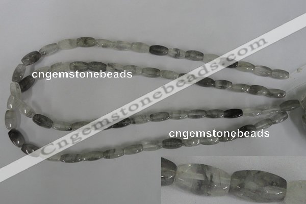 CCQ355 15.5 inches 6*12mm cuboid cloudy quartz beads wholesale