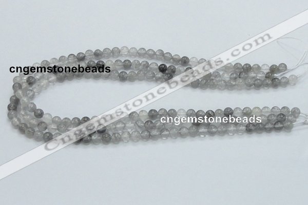 CCQ50 15.5 inches 6mm round cloudy quartz beads wholesale