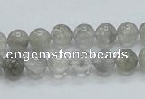 CCQ51 15.5 inches 8mm round cloudy quartz beads wholesale