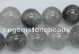 CCQ54 15.5 inches 14mm round cloudy quartz beads wholesale