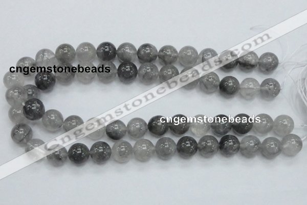 CCQ54 15.5 inches 14mm round cloudy quartz beads wholesale