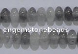 CCQ68 15.5 inches 6*10mm rondelle cloudy quartz beads wholesale