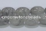 CCQ82 15.5 inches 13*18mm rice cloudy quartz beads wholesale