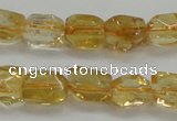 CCR235 15.5 inches 7*9mm nuggets natural citrine gemstone beads