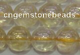 CCR303 15.5 inches 10mm round AB-color natural citrine beads