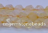 CCR311 15.5 inches 6mm faceted nuggets citrine gemstone beads